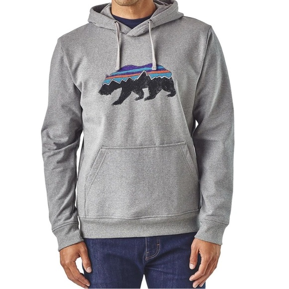 Patagonia Fitz Roy Bear Uprisal Hoodie - Men s - small - Picture 1 of 11